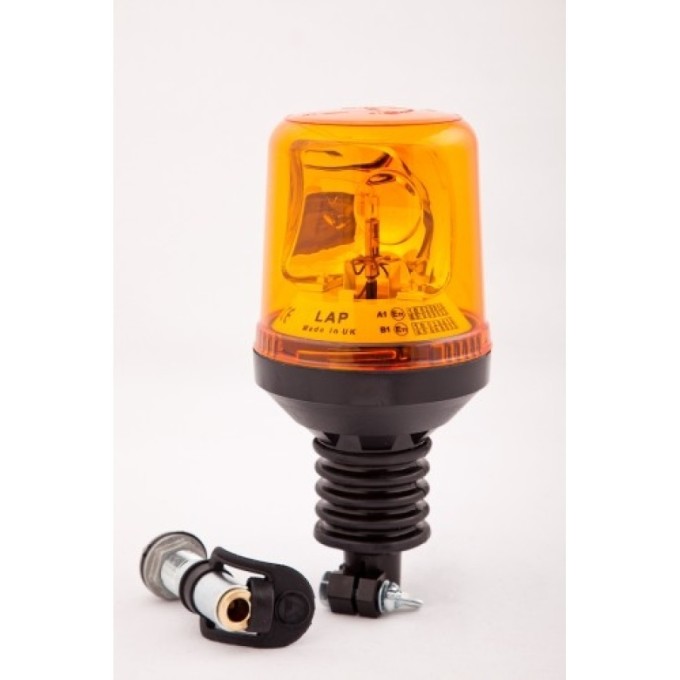 Girofar Rotativ 12/24V cu prindere cap de bara si amortizor vibratii